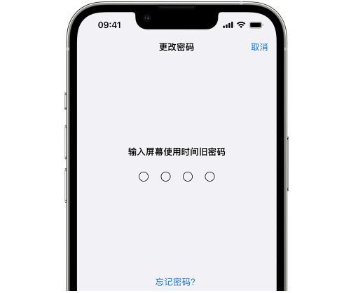 上安乡iPhone屏幕维修分享iPhone屏幕使用时间密码忘记了怎么办 