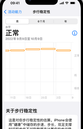 上安乡iPhone手机维修如何在iPhone开启'步行稳定性通知'