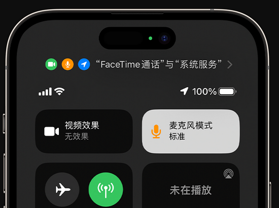 上安乡苹果授权维修网点分享iPhone在通话时让你的声音更清晰 