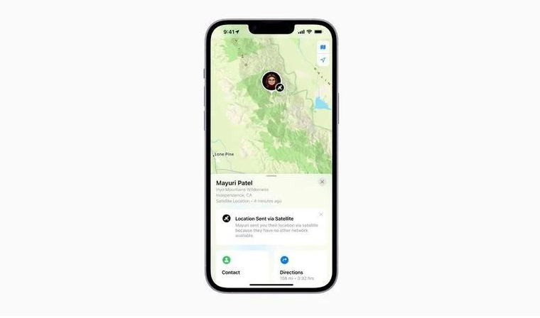 上安乡苹果14维修分享iPhone14系列中 FindMy功能通过卫星分享位置方法教程 